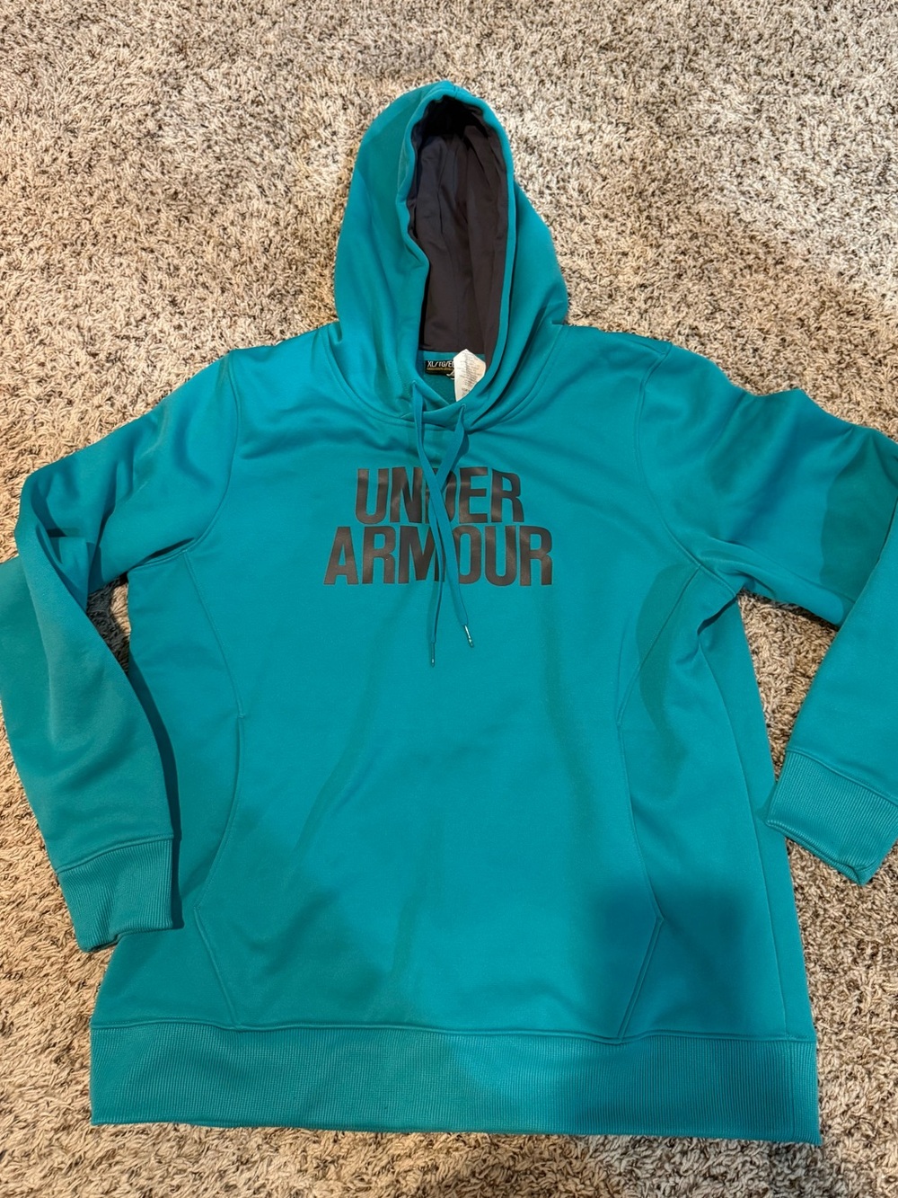 Under Armour Teal Hooded Fleece Pullover